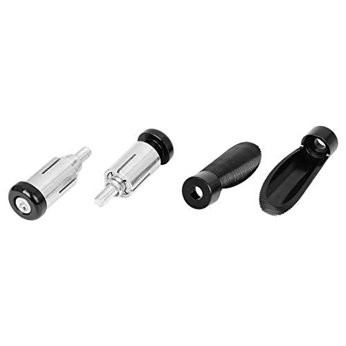 F FIERCE CYCLE 1 Pair Universal 22mm Brake Clutch Lever Protector Hand Guard for Motorcycle Black - color: Black