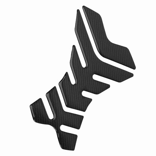 Carbon Fiber Pad Protector Motorcycle Gas Sticker Protector Decals Universal Motorcycle Tank Sticker Fuel Tank Protector Fit for Dukadi Aprilla Black