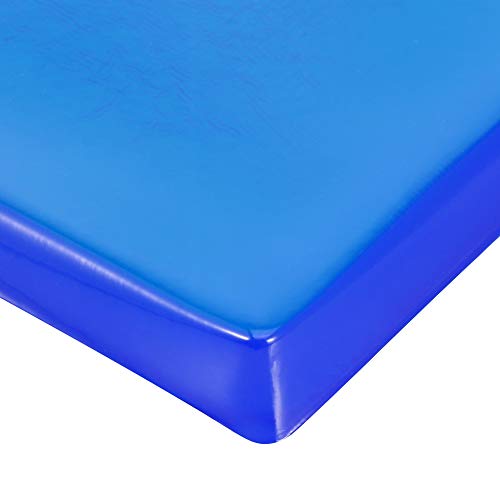 F FIERCE CYCLE 35x35x2cm Motorcycle Seat Gel Pad Shock Absorption Mat Comfortable Soft Cushion Blue