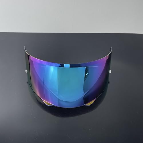 YOURNAME HJ33 Shield for HJC I90,i91 Face Shield Uv-protected Visera Casco Moto Visera Casco Moto (Rainbow-For Day) - color: Rainbow-for Day