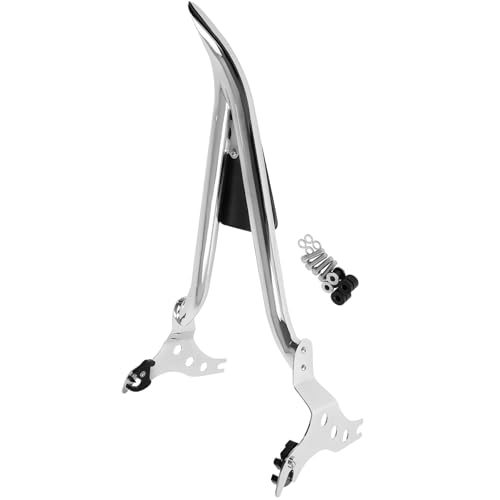 Motorcycle Detachable fatboy Backrest Sissy Bar Passenger Back Rest Pad Fit for Harley Fat Boy FLFB 2018-2023, Breakout FXBR FXSB 13-23 (26" Height, Chrome)