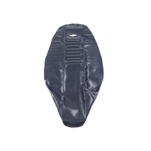 Motorcycle Seat Cover Universial Dirt Bike Gripper Soft Seat Cover Cushion with Particle Surface for CRF YZF RM KXF KLX TTR SX EXC (Black) - color: Black