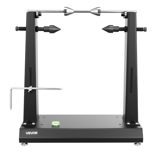 VEVOR Motorcycle Wheel Balancer, Tire Balancer & Truing Stand for Hollow & Solid Axle Wheels, Heavy-Duty Design with Adjustable Cones and Truing Pointer for Sport and Dirt Bikes - style: Hollow & Solid Axle