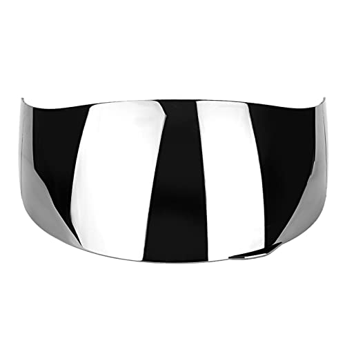 Motorcycle Helmet Visor Lens Windshield, Durable High Flexibility Anti Fog Motorcycle Helmet Lens, Full Face Windshield Protective Cover Replacement for K1 K3 SV K5 K5‑S(Silver Plated)