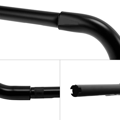 Green-L 1 1/4" Ape Hanger 16" Rise Handlebars Fit for Harley Sportster XL883 XL1200 Softail FLST FXST Custom Motorcycle 1.25" Handle Bar - size: 16" Rise, style: Style A Black