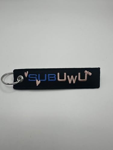 PrimeSecrets Keychains for Motorcycle, Scooter, Car, Mopes, ATV, Backpack Gift Men Women Street Racing Auto Parts Accessories - color: Subuwu