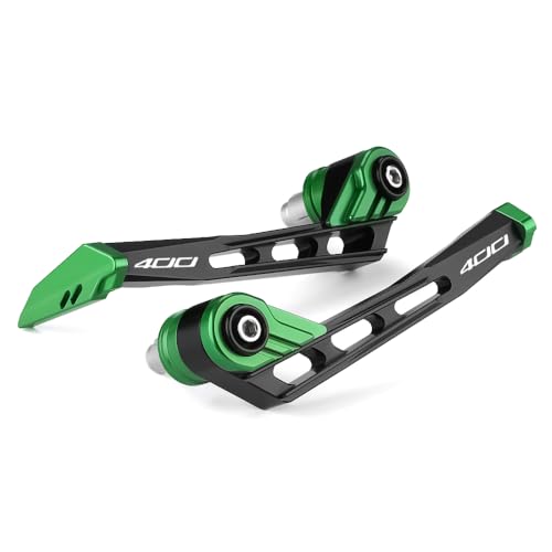 Motorcycle Brake Clutch Lever Guards Bar End Handguard Compatible With Ninja 400 2018 2019 2020 2021 2022 2023 | Handlebar Protector Ninja400 EX400 Accessories (green) - color: green