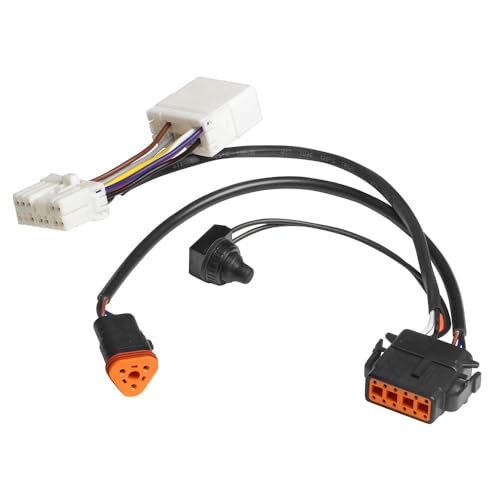 Rogue Motorcycle Add-On Electronic Speedometer Tachometer Wiring Harness Adapter – Compatible with 1996-1998 Harley-Davidson FXST, FLST, FXSTSB, FLSTN, FXSTC, FXSTS Softail – Plug & Play Connectivity
