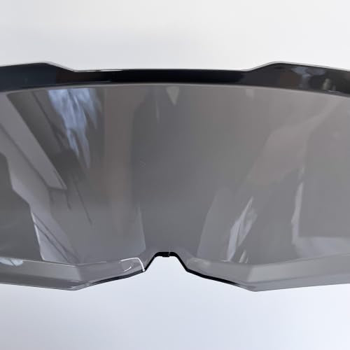 Blaze 2 Helmet Visor Replacement.Blaze 2 Outer Face Shield UV Protection Compatible with Blaze 2,Pioneer 2,MX702 (Deep Black-Day Use Only) - color: Deep Black-day Use Only
