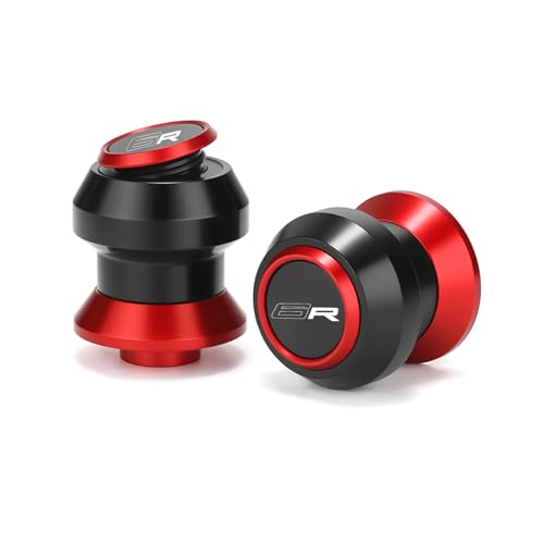 Motorcycle 8MM Swingarm Spools Fit Ninja ZX6R 2009-2023 2024 2025 2026 Motorycle Swingarm Spools Sliders Frame Stand Slider 2026 ZX6R Accessories Red - color: red