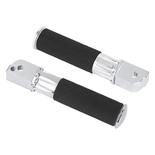 Motorcycle Passenger Foot Pegs Rear Footrest Fit for Softail Breakout 114 FXBR Deluxe FLFB Low Rider FXLR Street Bob FXBB FXDR LiveWire (Chrome) - color: Chrome