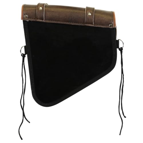 Vance Leather Highland Drifter Distressed Brown Left Side Motorcycle Swing Arm Bag Universal Fit for Harley, Honda, Yamaha, Kawasaki & Indian Cruiser Models - style: Highland Drifter - Left Side