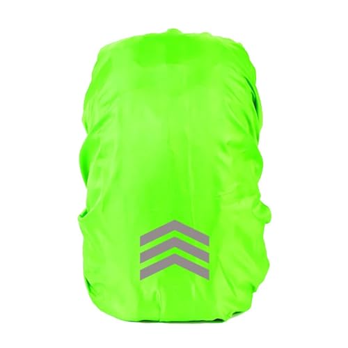 Backpack Rain Cover Waterproof Backpack Cover Solid Color Reflective Night Cycling Rain Suitable for 18L-25L Small - color: Green09 S(18L-25L)
