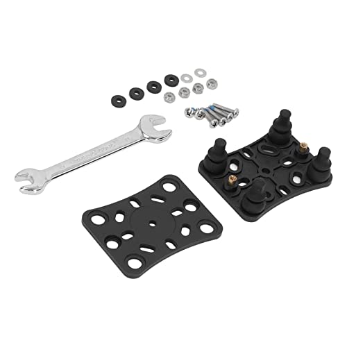 Motorcycle Mobile Phone Holder Shock Absorber Functions for Motorcycle ATV UTV Black