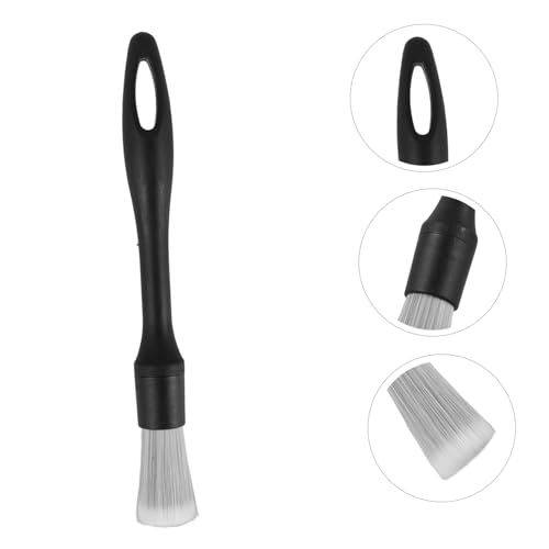 Cabilock Car Detailing Brush Ergonomic Grip for Wheel Hub and Interior Cleaning Soft Bristles for and Rim Detailing Essential Car Wash Tool for - size: 22.50X2.50X2.50CM