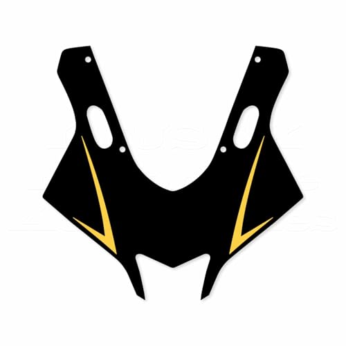 Motorcycle Front Fairing Reflective Sticker Decals,Yellow | Compatible with Yamaha YZF R25 R3 2019-2022 - color: Yellow
