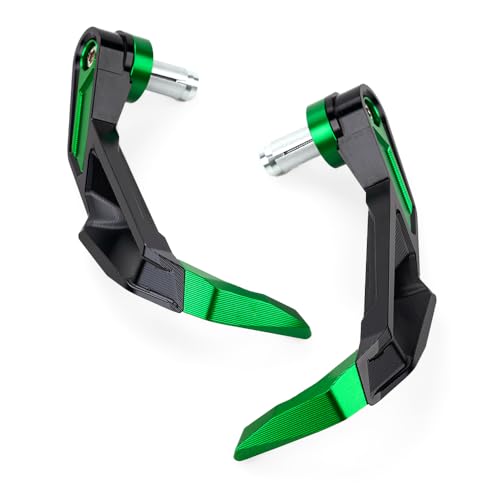 Compatible with 2026 Ninja 500 2025 ninja500 SE 2024 Z500 Z 500 SE Aluminum Motorcycle Handguards Brake Clutch Lever Guards Protector Accessories (Green) - color: Green