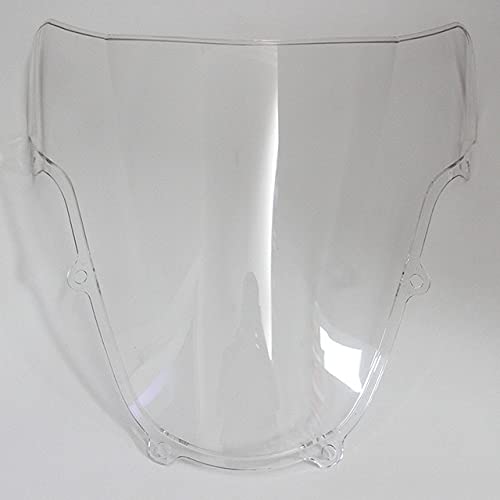 Motorcycle ABS Windscreen Windshield Wind Shield Deflectors Compatible for Suzuki GSXR1000 2003 2004 03 04 (Clear) - color: Clear