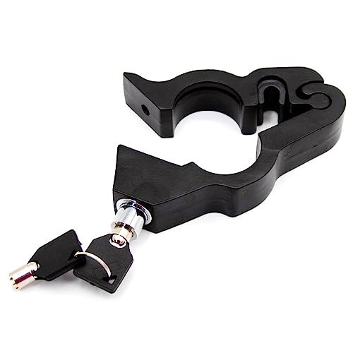Motorcycle Throttle Lock Anti Theft Motorcycle Handlebar Lock Universal Heavy Duty Motorcycle Grip Handlebar Lock for Motorbike Scooter ATVs Sports Bikes Mopeds(Black)