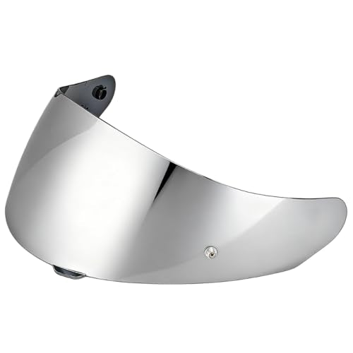 C91 Helmet Shield Replacement,HJ-17 Motorcycle Helmet Visor Compatible with HJC C91/C90/C91N/CL-MAX 2/CL-MAX 3/is-MAX 2/is-MAX BT/SY-MAX 3(Silver) - color: Silver