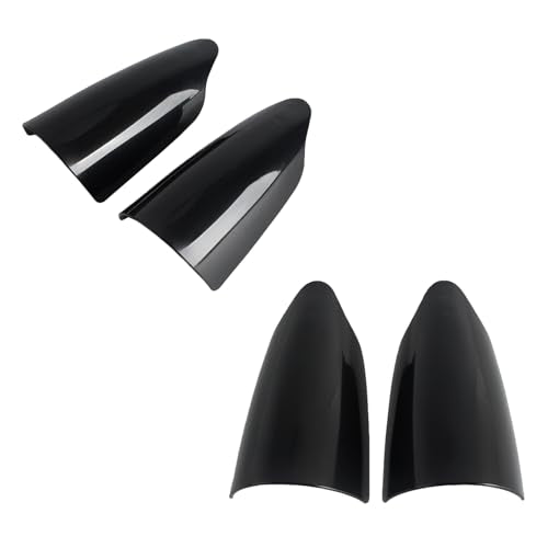 Club Style Handlebar Handguards PP Material Compatible with Harley Touring Road Glide Electra Glide Road King CVO/SE, Softail Street Bob FXBB 114 FXBBS Low Rider ST 117 FXLRST 2009+ 2026 - color: Black PP