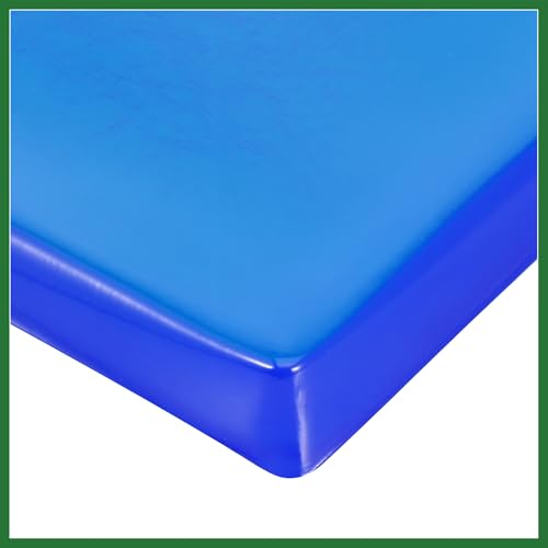 Motoforti 25x25x2cm Motorcycle Seat Gel Pad Shock Absorption Mat Comfortable Soft Cushion Blue Long-Lasting
