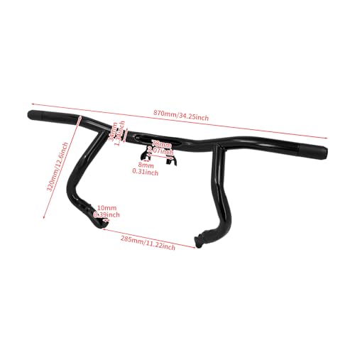 Motorcycle Crash Bar Engine Guard Highway Crash Bar Fit for Harley Touring Street Glide Road Glide Road King Electra Glide Ultra (D-Engine Guard+Saddlebag Guard for 14-23 Touring) - size: D-Engine Guard+Saddlebag Guard For 14-23 Touring
