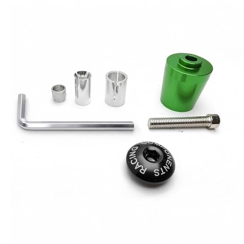 Motorcycle Bar Ends Plug, Green Handle Bar End Slider 7/8" 22mm CNC Aluminum Handlebar Grip End Weight Caps Replacement for Ninja 400 500 650 Z900 Z650 CBR600RR CBR1000RR GSXR600 GSXR750 - color: Green