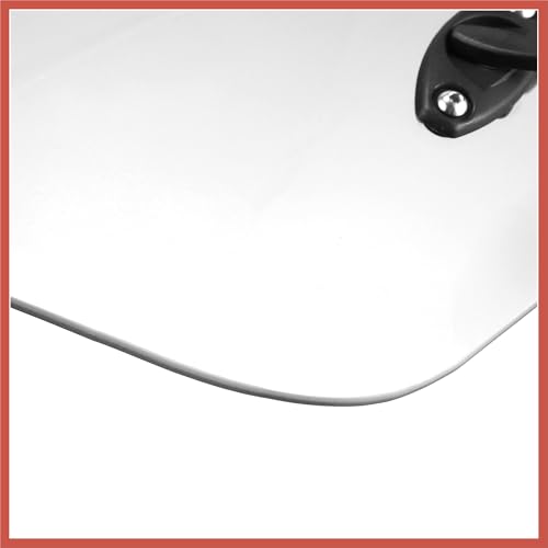 ACROPIX 37cm Motorcycle Windshield Motorcycle Wind Deflector Clear Lens Adjustable Clip Windshield Extension Universal Fit for Most Motorcycle Scooter Car Parts