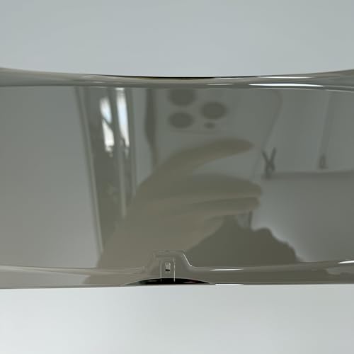 Assault Helmet Visor,Motorcycle Helmet Shield Replacement UV Protection Windshield Compatible With Assault,Stream,Rapid,Storm,FF320,FF328,FF353,FF800(Revo Clear Silver) - color: Revo Clear Silver