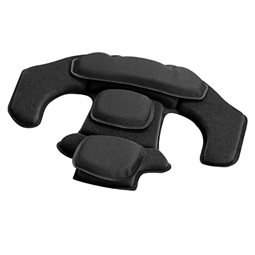 Tactical Helmet Pads - Universal Replacement Internal Memory Foam Pad Inserts for ACH, MICH, EXF Helmets - color: all black