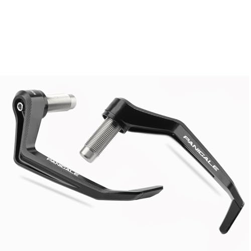 Motorcycle CNC Brake Clutch Levers Guard Protector For DUCATI PANIGALE V2 959 1199 899 1299 Handle Bar Grips Guard Black, red, titanium (Black) - color: Black