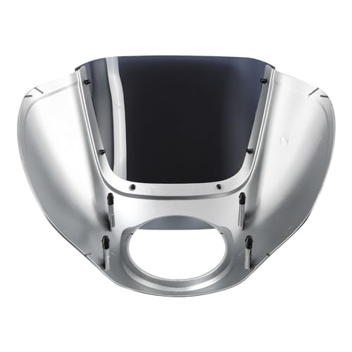 Front Headlight Quarter Fairing Windshield Fit For Harley Softail Low Rider FXLR S FXLRS 2018-2025 Street Bob FXBB FXBBS 2018-2025 Softail Standard FXST 2020-2024 Barracuda Silver Denim - color: Fairing Barracuda Silver Denim #3