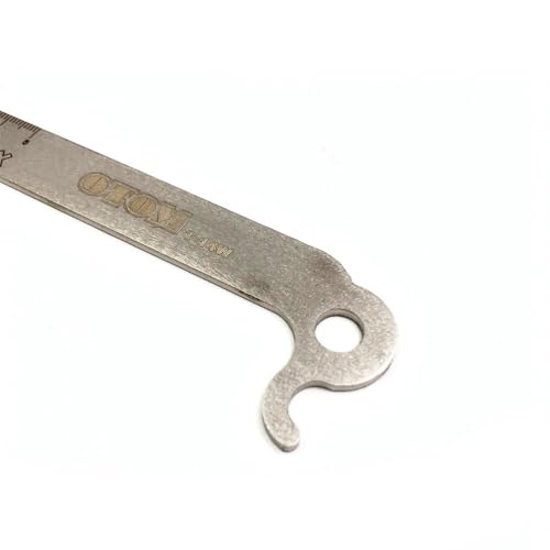 OTOM Motorcycle Chain Checker Wear Indicator 3in1 Exact Chain Hook Bolt Measurement for 520 525 530 Chain Universal Repair Tools