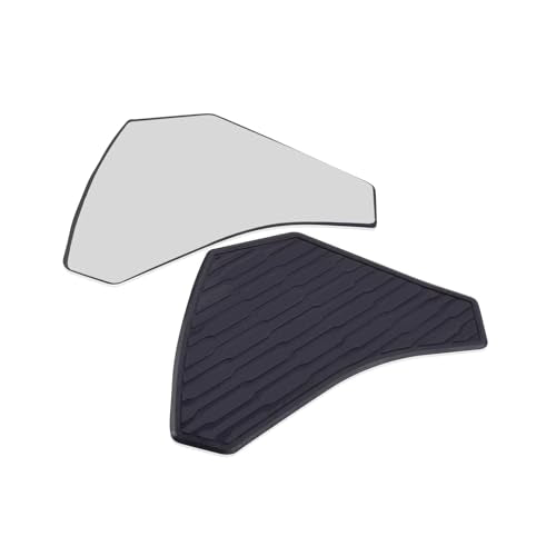 Motorcycle SideTank Pad, Gas Oil Fuel Tank Pad, Rubber Decal Tank Protector, Anti-Slip Scratch-Resistant Protector Sticker Compatible with Kawasaki KLR650 2022-2024