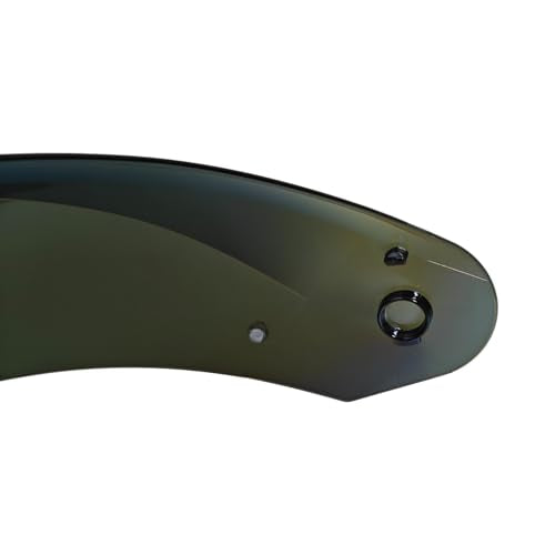 HJ-33 Helmet shield Replacement,Motorcycle Helmet Visor Compatible with HJC i90,i91 (Deep Blue) - color: Deep Blue