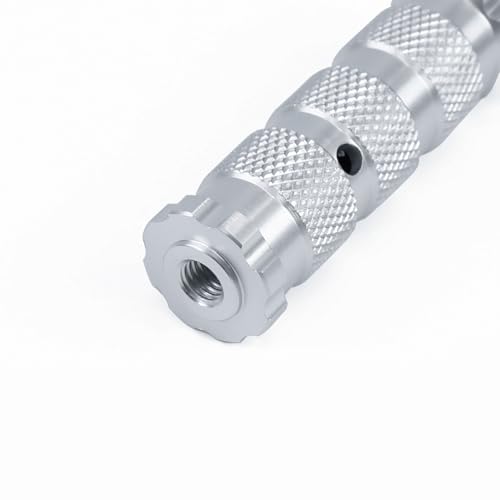 PROCNC Universal Anti-slip 8mm Motorcycle Foot Pegs with Install Bolts Foot Pegs Fit for Aprilla Honda Kawasaki Ducati Suzuki Yamaha Triumph MV etc (Sliver) - color: silver