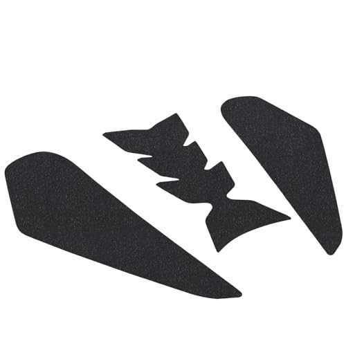 Accessories Compatible with KA&WA&SA&KI NINJA500 Ninja 500 Z500 Z500 2023 2024 2025 Side Fuel Tank Pads Protector Stickers Decal Gas Knee Grip Traction Pad Side Sticker (Black) - color: Black