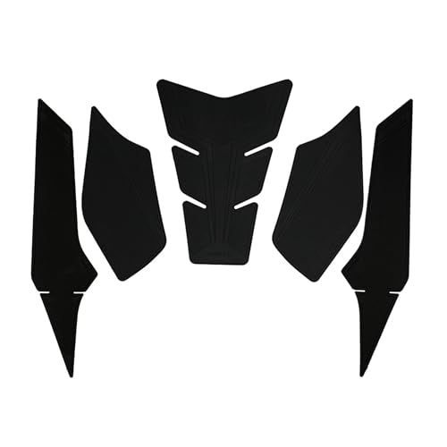 NIGHT CAT Motorcycle Tank Pad,Motorcycle Fuel Tank Protector,Gas Tank Decals Compatible With CFMOTO 675SR CF MOTO SR675 675 SR(Black 5pcs) - color: Black 5pcs