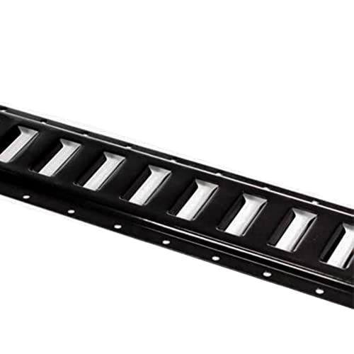 Twenty 10-ft E Track Tie-Down Rail, Powder-Coated Steel ETrack TieDowns, Horizontal 10' E-Tracks, Pack of 10 Bolt-On Tie Down Rails for Cargo on Pickups, Trucks, Trailers, Vans - size: 20-pack