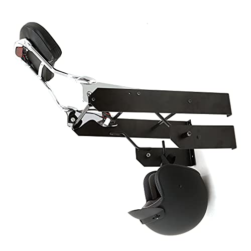 XMT-MOTO Tour Trunk Pack Accessory Motor Storage Rack Fit for Harley Touring Wall Mount(Black 1 PCS)