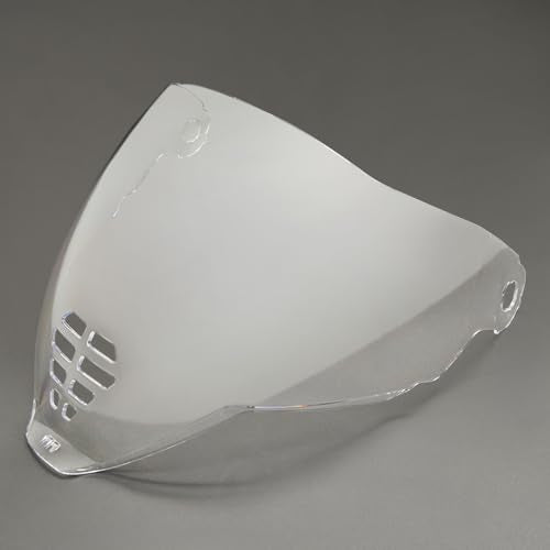 YMTSGEA Airflite Helmet Visor Replacement for IC-06.Motorcycle Helmet Shield Windshield Sunshield PC Lens UV Protection Compatible with Airflite IC-06 (Clear) - color: Clear