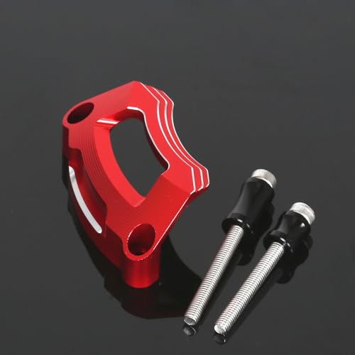 Monkey 125 Engine Stator Crash Guard Compatible with Monkey125 Dax125 Grom125,Cross Cub 110,Ducks125,CT125 Trail 125,Super Cub C125,Super Cab 110 2022-2024 CNC 3D Motorcycle Engine Protector (Red) - color: Red