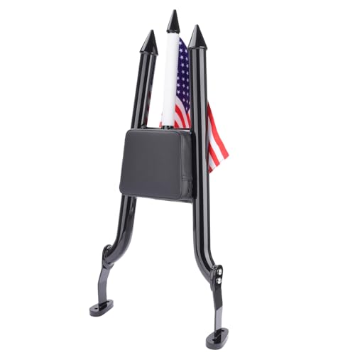 Sissy Bar for Harley Freewheeler/Road Glide 3 2015-2024 (Black) | backrest, 38mm steel, rust-proof powder coat. Quick-detach design. Weather-resistant. Bolt-on install, hardware included. - color: Black