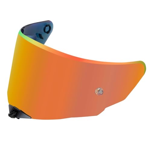 PSLER TT-Revo Visor - TT Revo Helmet Tinted Visor Face Shield Replacement for TT-Revo,Deep Gold Red - color: Deep Gold Red