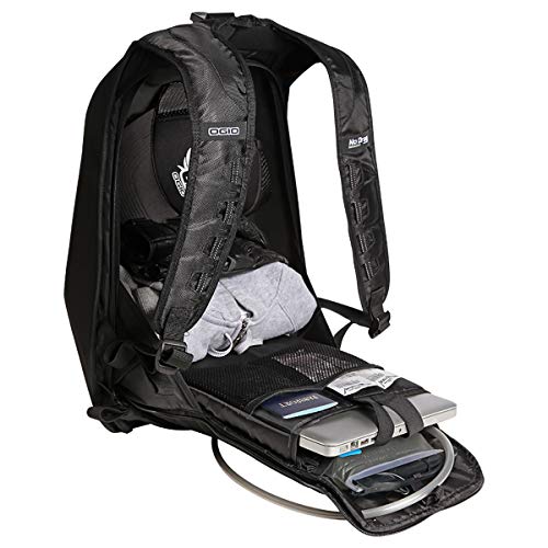 OGIO 123008.36 No Drag Mach 1 Motorcycle Backpack - Stealth Black, 19"H x 12.5"W x 6.5"D