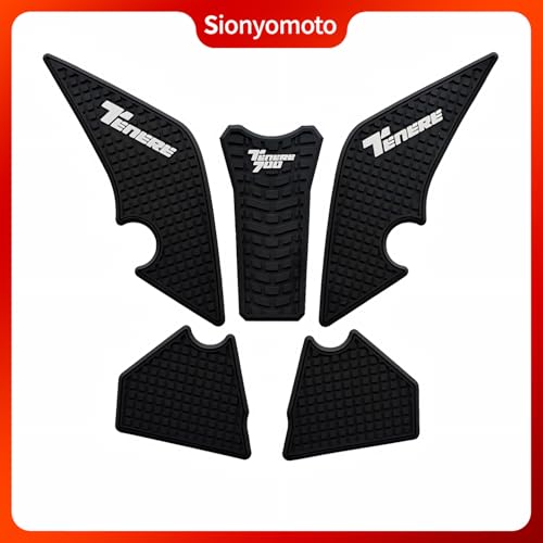 Fuel Gas Tank Pad Protector Stickers Decal Rubber Set Compatible with XTZ700 Tenere /XT700Z Tenere 2019 2020 2021 2022 5pcs
