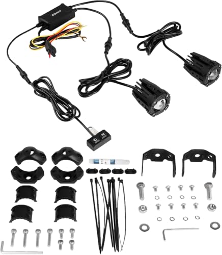 XKGLOW 2in Dual Mode LED Driving Light Kit for Motorcycles, UTVs & ATVs