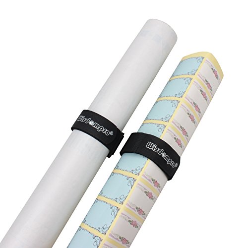 16 Pack Mixed Size Hook and Loop Reusable Fastening Cable Straps Tie by Wisdompro - Reusable, Durable Functional Ties to Keep Your Home, Office, Workspace from Tangled Messes of Cords - size: Mixed Size, 16 Pack