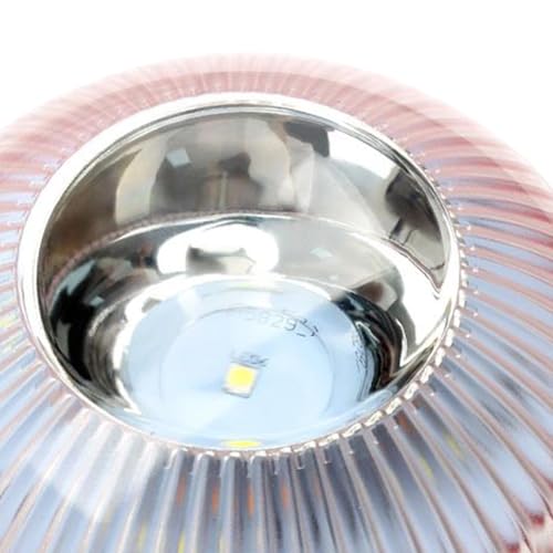 Warning Light with Magnetic Base, Increase Night Visibility, 8.7x8.7x6cm, Led Flashing Light, Car Warning Strobe, Easy to Use, for Rv Roof Motorcycle Truck Car Roadside Cycling